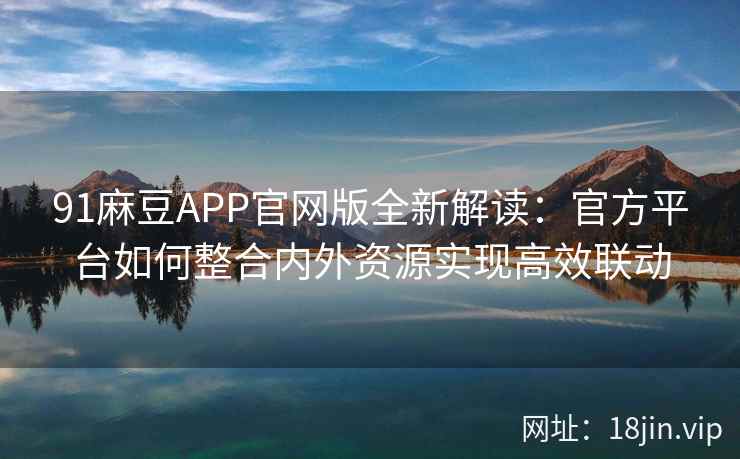91麻豆APP官网版全新解读：官方平台如何整合内外资源实现高效联动